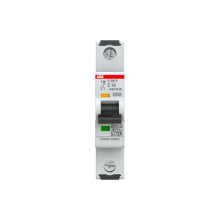 ABB 2CDS381001R0164, S301P-C16, System Pro M, 16 Amper, 1 Kutuplu, C Tipi, Otomatik Sigorta, 25 kA, 1x16C