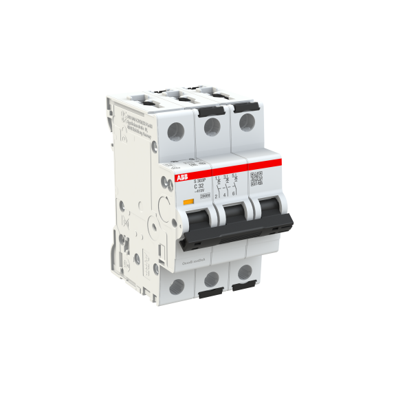 ABB 2CDS383001R0324, S303P-C32, System Pro M, 32 Amper, 3 Kutuplu, C Tipi, Otomatik Sigorta, 20 kA, 3x32C