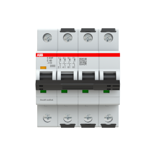 ABB 2CDS384001R0404, S304P-C40, System Pro M, 40 Amper, 4 Kutuplu, C Tipi, Otomatik Sigorta, 20 kA, 4x40C
