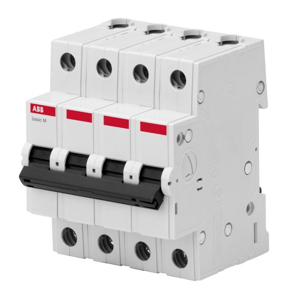 ABB 2CDS654061R0164, BMS614C16, Basic M, 16 Amper, 4 Kutuplu, C Tipi, Otomatik Sigorta, 6 kA, 4x16C