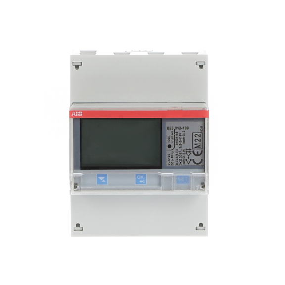 ABB 2CMA100169R1000, B23 312 - 100 Silver, Trifaze, Enerji Ölçer, 3x230-240/400 Volt AC, Direkt Bağlantılı