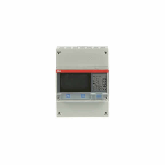 ABB 2CMA100177R1000, B24 111 - 100 Steel, Trifaze, Enerji Ölçer, 3x220-240/400 Volt AC, Trafo Bağlantılı
