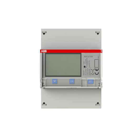 ABB 2CMA100178R1000, B24 112 - 100 Steel, Trifaze, Enerji Ölçer, 3x220-240/400 Volt AC, Trafo Bağlantılı