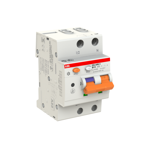 ABB 2CSA255103R1135, DS-ARC1 B13 A30, System Pro M, 13 Amper, 30mA, A Tip, Kaçak Akım Korumalı Ark Hatası Algılama Cihazı, 6 kA, B Tipi, 1 Faz+Nötr