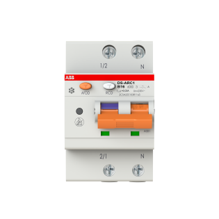ABB 2CSA255103R1165, DS-ARC1 B16 A30, System Pro M, 16 Amper, 30mA, A Tip, Kaçak Akım Korumalı Ark Hatası Algılama Cihazı, 6 kA, B Tipi, 1 Faz+Nötr