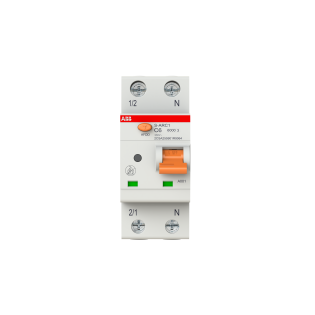 ABB 2CSA255901R9064, S-ARC1 C6, System Pro M, 6 Amper, 2 Kutuplu, C Tipi, Ark Hatası Algılama Cihazı, 6 kA, 2x6C