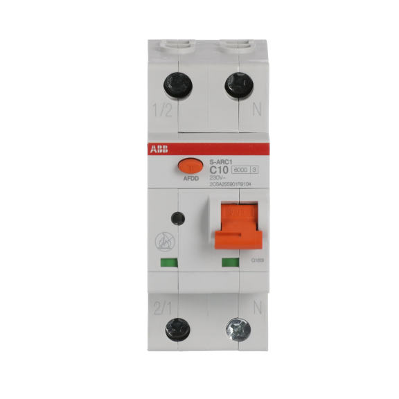 ABB 2CSA255901R9104, S-ARC1 C10, System Pro M, 10 Amper, 2 Kutuplu, C Tipi, Ark Hatası Algılama Cihazı, 6 kA, 2x10C