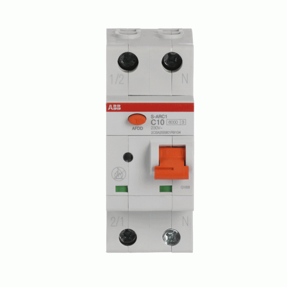 ABB 2CSA255901R9104, S-ARC1 C10, System Pro M, 10 Amper, 2 Kutuplu, C Tipi, Ark Hatası Algılama Cihazı, 6 kA, 2x10C