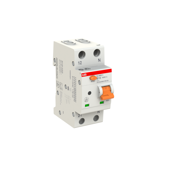 ABB 2CSA255901R9105, S-ARC1 B10, System Pro M, 10 Amper, 2 Kutuplu, B Tipi, Ark Hatası Algılama Cihazı, 6 kA, 2x10B
