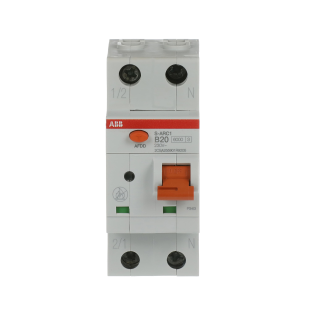 ABB 2CSA255901R9205, S-ARC1 B20, System Pro M, 20 Amper, 2 Kutuplu, B Tipi, Ark Hatası Algılama Cihazı, 6 kA, 2x20B