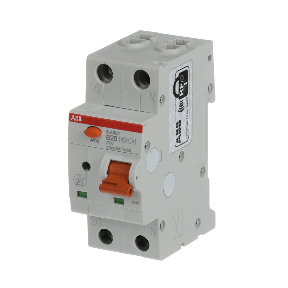 ABB 2CSA255901R9205, S-ARC1 B20, System Pro M, 20 Amper, 2 Kutuplu, B Tipi, Ark Hatası Algılama Cihazı, 6 kA, 2x20B