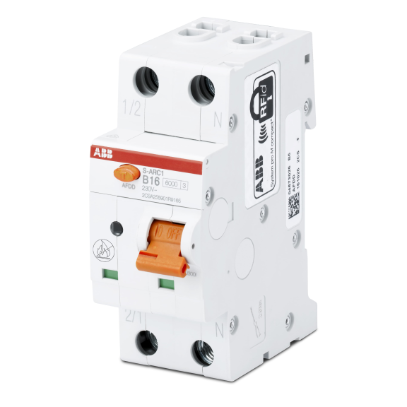 ABB 2CSA255901R9255, S-ARC1 B25, System Pro M, 25 Amper, 2 Kutuplu, B Tipi, Ark Hatası Algılama Cihazı, 6 kA, 2x25B