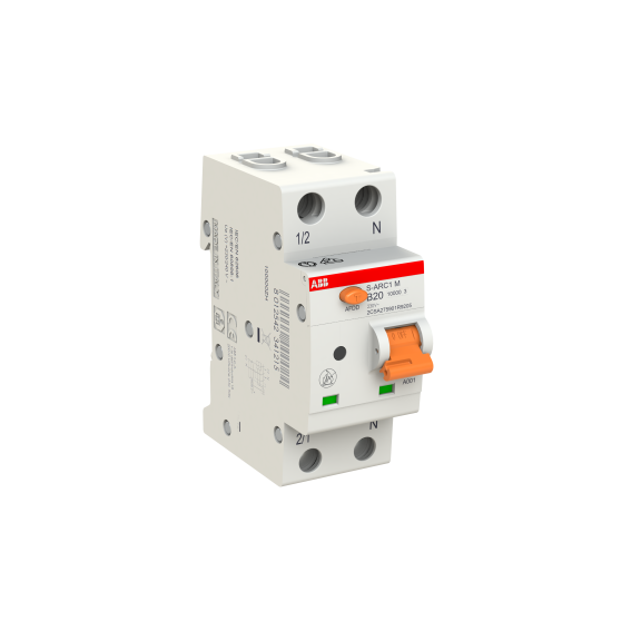 ABB 2CSA275901R9205, S-ARC1MB20, System Pro M, 20 Amper, 2 Kutuplu, B Tipi, Ark Hatası Algılama Cihazı, 10 kA, 2x20B