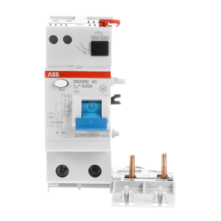 ABB 2CSB202001R1400, DDA202 AC-40/0.03, System Pro M, 40 Amper, 30mA, AC Tip, Kaçak Akım Koruma Modülü, 2 Kutuplu