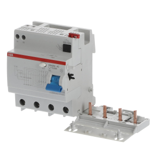 ABB 2CSB204001R1630, DDA204 AC-63/0.03, System Pro M, 63 Amper, 30mA, AC Tip, Kaçak Akım Koruma Modülü, 4 Kutuplu
