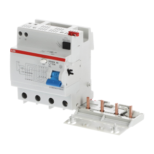 ABB 2CSB204001R3630, DDA204 AC-63/0.3, System Pro M, 63 Amper, 300mA, AC Tip, Kaçak Akım Koruma Modülü, 4 Kutuplu