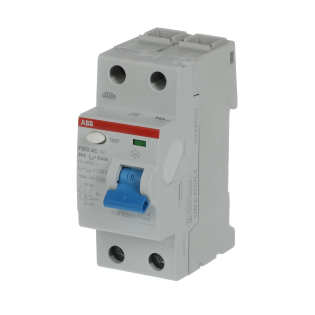 ABB 2CSF202001R1800, F202 AC-80/0.03, System Pro M, 80 Amper, 30 mA, AC Tip, Kaçak Akım Koruma Rölesi, 2 Kutuplu (1 Faz+Nötr)