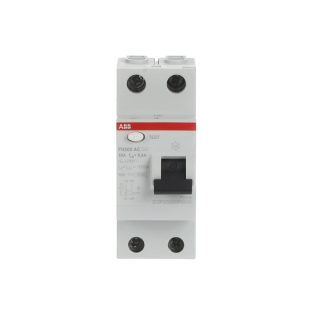 ABB 2CSF202003R3250, FH202 AC-25/0.3, System Pro M, 25 Amper, 300 mA, AC Tip, Kaçak Akım Koruma Rölesi, 2 Kutuplu (1 Faz+Nötr)
