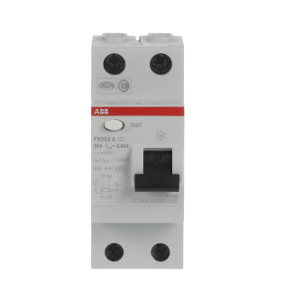 ABB 2CSF202102R1250, FH202 A-25/0.03, System Pro M, 25 Amper, 30 mA, A Tip, Kaçak Akım Koruma Rölesi, 2 Kutuplu (1 Faz+Nötr)
