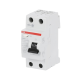 ABB 2CSF202102R1630, FH202 A-63/0.03, System Pro M, 63 Amper, 30 mA, A Tip, Kaçak Akım Koruma Rölesi, 2 Kutuplu (1 Faz+Nötr)