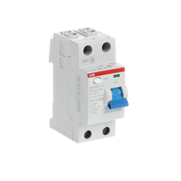 ABB 2CSF202201R3630, F202 A S-63/0.3, System Pro M, 63 Amper, 300 mA, A Tip, Kaçak Akım Koruma Rölesi, 2 Kutuplu (1 Faz+Nötr)