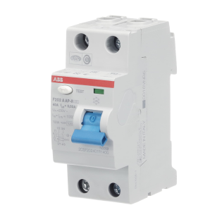 ABB 2CSF202401R1400, F202 A-40/0.03 AP-R, System Pro M, 40 Amper, 30 mA, A-APR Tip, Kaçak Akım Koruma Rölesi, 2 Kutuplu (1 Faz+Nötr)