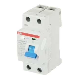 ABB 2CSF202401R1900, F202 A-100/0.03 AP-R, System Pro M, 100 Amper, 30 mA, A-APR Tip, Kaçak Akım Koruma Rölesi, 2 Kutuplu (1 Faz+Nötr)