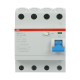 ABB 2CSF204001R1250, F204 AC-25/0.03, System Pro M, 25 Amper, 30 mA, AC Tip, Kaçak Akım Koruma Rölesi, 4 Kutuplu (3 Faz+Nötr)