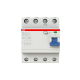 ABB 2CSF204001R1800, F204 AC-80/0.03, System Pro M, 80 Amper, 30 mA, AC Tip, Kaçak Akım Koruma Rölesi, 4 Kutuplu (3 Faz+Nötr)