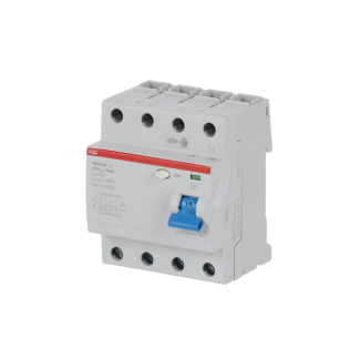 ABB 2CSF204001R1900, F204 AC-100/0.03, System Pro M, 100 Amper, 30 mA, AC Tip, Kaçak Akım Koruma Rölesi, 4 Kutuplu (3 Faz+Nötr)