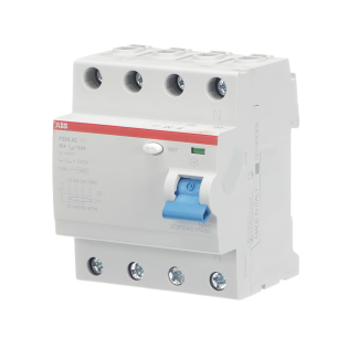 ABB 2CSF204001R3250, F204 AC-25/0.3, System Pro M, 25 Amper, 300 mA, AC Tip, Kaçak Akım Koruma Rölesi, 4 Kutuplu (3 Faz+Nötr)