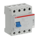 ABB 2CSF204001R3950, F204 AC-125/0.3, System Pro M, 125 Amper, 300 mA, AC Tip, Kaçak Akım Koruma Rölesi, 4 Kutuplu (3 Faz+Nötr)