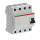 ABB 2CSF204003R3400, FH204 AC-40/0.3, System Pro M, 40 Amper, 300 mA, AC Tip, Kaçak Akım Koruma Rölesi, 4 Kutuplu (3 Faz+Nötr)