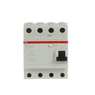 ABB 2CSF204102R1630, FH204 A-63/0.03, System Pro M, 63 Amper, 300 mA, A Tip, Kaçak Akım Koruma Rölesi, 4 Kutuplu (3 Faz+Nötr)