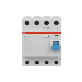 ABB 2CSF204201R3400, F204 A S-40/0.3, System Pro M, 40 Amper, 300 mA, A Tip, Kaçak Akım Koruma Rölesi, 4 Kutuplu (3 Faz+Nötr)