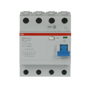 ABB 2CSF204201R3630, F204 A S-63/0.3, System Pro M, 63 Amper, 300 mA, A Tip, Kaçak Akım Koruma Rölesi, 4 Kutuplu (3 Faz+Nötr)