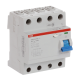 ABB 2CSF204401R1250, F204 A-25/0.03 AP-R, System Pro M, 25 Amper, 30 mA, A-APR Tip, Kaçak Akım Koruma Rölesi, 4 Kutuplu (3 Faz+Nötr)