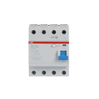 ABB 2CSF204401R1800, F204 A-80/0.03 AP-R, System Pro M, 80 Amper, 30 mA, A-APR Tip, Kaçak Akım Koruma Rölesi, 4 Kutuplu (3 Faz+Nötr)