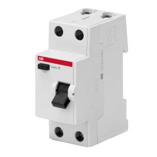 ABB 2CSF602033R3250, BMF33225, Basic M, 25 Amper, 300 mA, AC Tip, Kaçak Akım Koruma Rölesi, 2 Kutuplu (1 Faz+Nötr)
