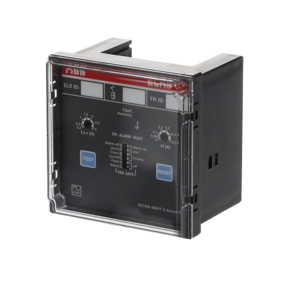 ABB 2CSG152435R1202, ELR96PF, Modüler DIN, 30mA-30A, Kaçak Akım Algılama Rölesi, 0-5sn Gecikme Ayarlı, Frekans Filtreli, 230-400 V AC, 96x96mm