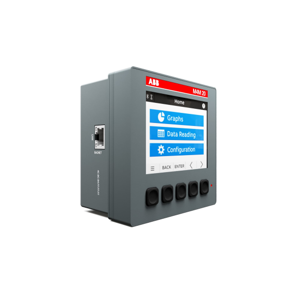 ABB 2CSG204471R4051, M4M 20 Ethernet, M4M Serisi, Enerji Analizörü, Modbus TCP/IP, Bluetooth, 2 Dijital Çıkış, Class 0.5