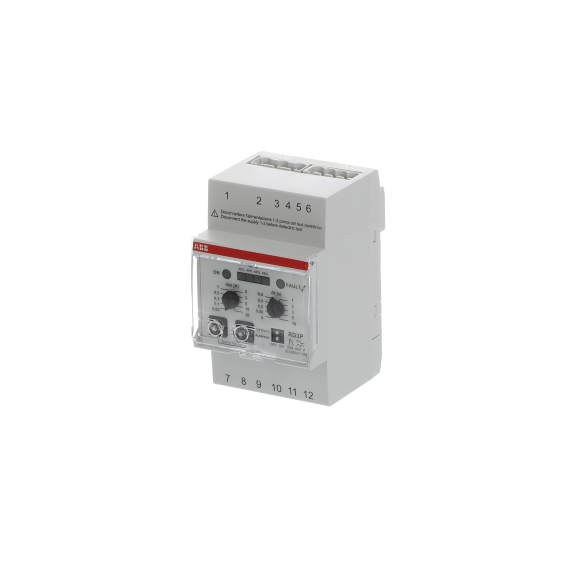 ABB 2CSJ203001R0002, RD3P, Modüler DIN, 30mA-30A Kaçak Akım Algılama Rölesi, Gecikme Ayarlı, Frekans Filtreli, Alarmlı, 230-400 Volt AC