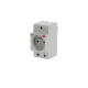 ABB 2CSM110000R0711, M1174, Modüler DIN, 16 Amper, 2P+E, Ray Tipi Prizi, Fransız Tipi