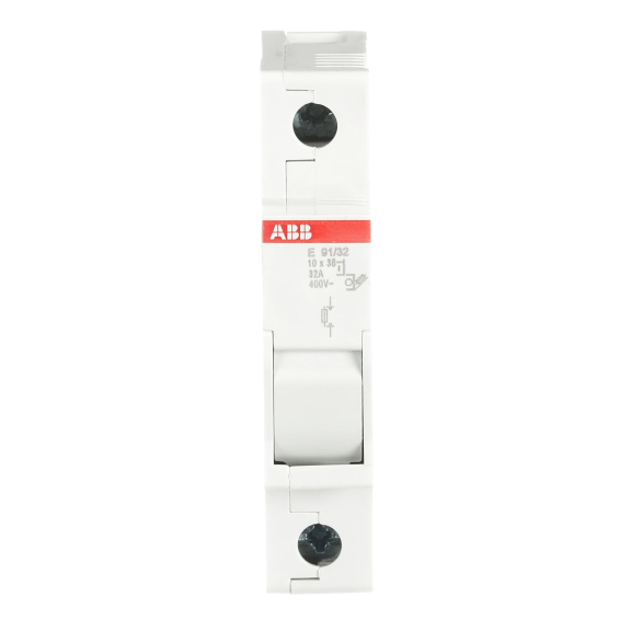 ABB 2CSM200923R1801, E 91/32, Modüler DIN, 32 Amper, 1 Kutuplu, Kartuş Sigorta Yuvası, 10.3x38mm Sigortalar için
