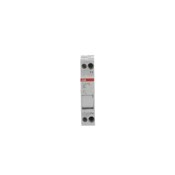 ABB 2CSM200963R1801, E 91hN/20, Modüler DIN, 20 Amper, 2 Kutuplu, Kartuş Sigorta Yuvası, 8.5x31.5mm Sigortalar için