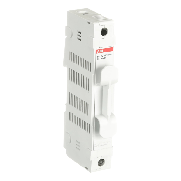 ABB 2CSM202041R1801, E91/32 PV1500e, Fotovoltaik, 32 Amper, 1 Kutuplu, PV Kartuş Sigorta Yuvası, 10x85mm ve 14x85mm PV Sigortalar için