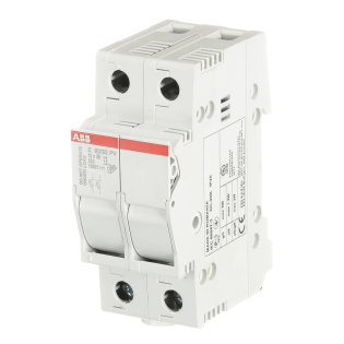 ABB 2CSM204703R1801, E 92/32 PV, Fotovoltaik, 32 Amper, 2 Kutuplu, PV Kartuş Sigorta Yuvası, 10.3x38mm PV Sigortalar için