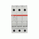 ABB 2CSM204753R1801, E 93/32, Modüler DIN, 32 Amper, 3 Kutuplu, Kartuş Sigorta Yuvası, 10.3x38mm Sigortalar için