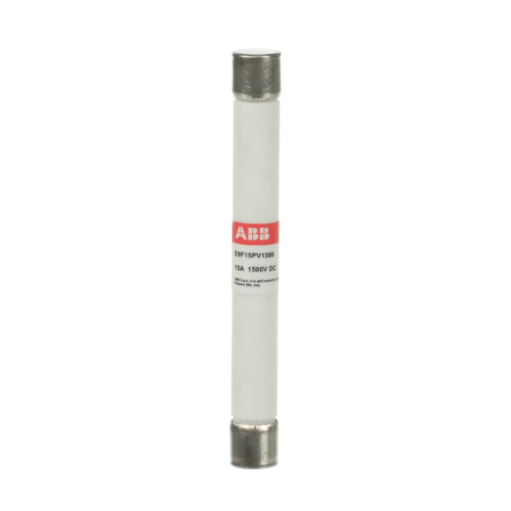 ABB 2CSM205345R1801, E9F15 PV1500, Fotovoltaik, 15 Amper, Kartuş Sigorta, 10x85mm, PV Tip, 1500 Volt DC, 50 kA