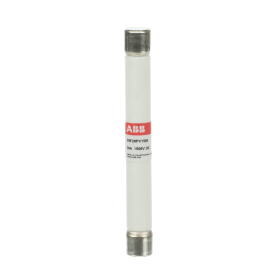 ABB 2CSM206875R1801, E9F20 PV1500, Fotovoltaik, 20 Amper, Kartuş Sigorta, 10x85mm, PV Tip, 1500 Volt DC, 50 kA